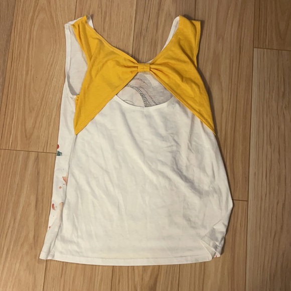 Disney's Princess Belle Tank with yellow bow - Picture 2 of 2